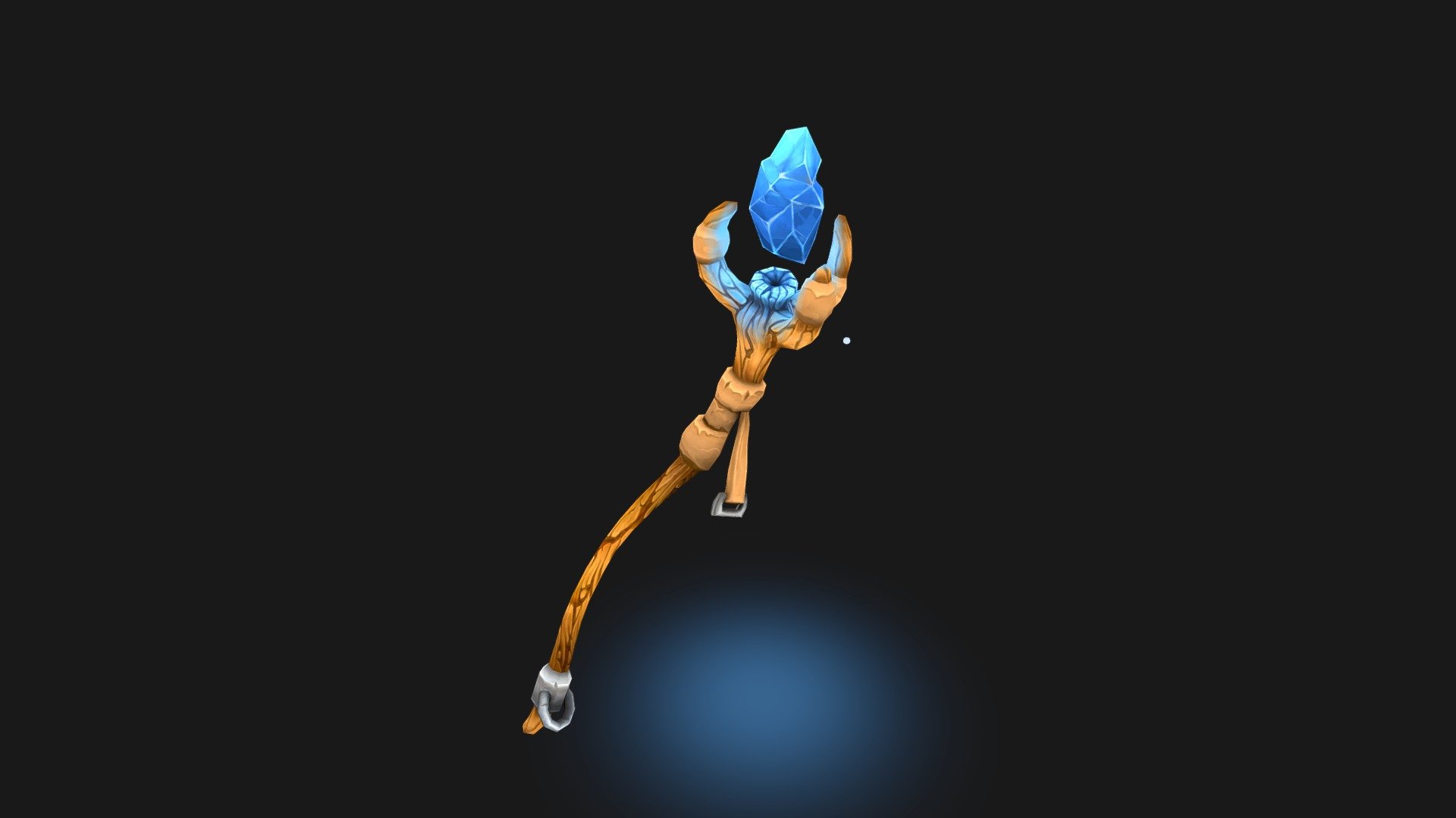 Ice staff Buy Royalty Free 3D model by sashasasha [62ba4ad