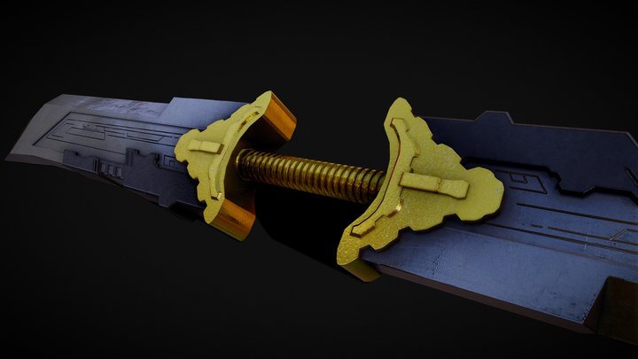 Thanos Double Bladed Sword | Avengers Endgame 3D Model