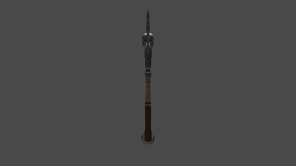 Skyrim Steel Axe - 3D model by jonathon_ervin [62bb2a4] - Sketchfab