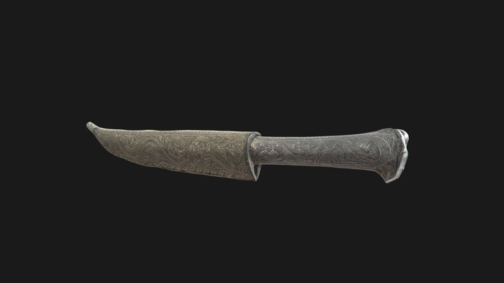 Čučuk_Stana_bodež_sa_koricama 3D Model