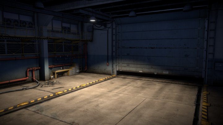 hangar 3D Model
