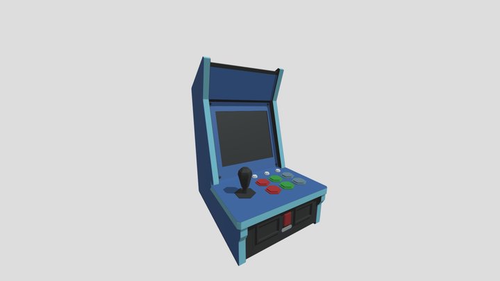 Bartop arcade 3D Model