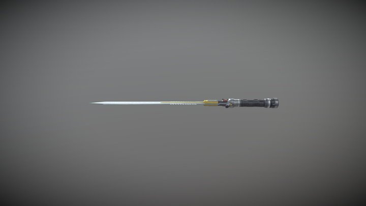 Futuristic Sword 3D Model