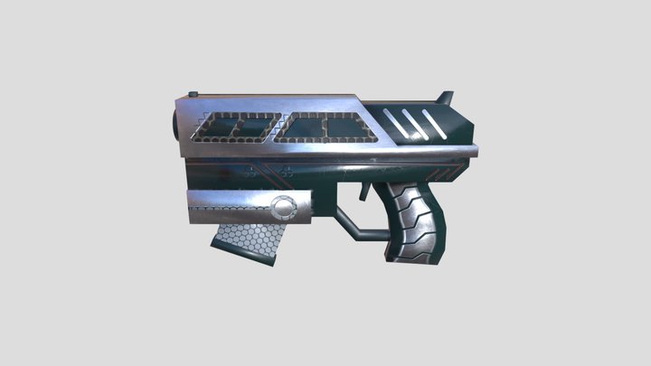 5400 Predator Gun 3D Model