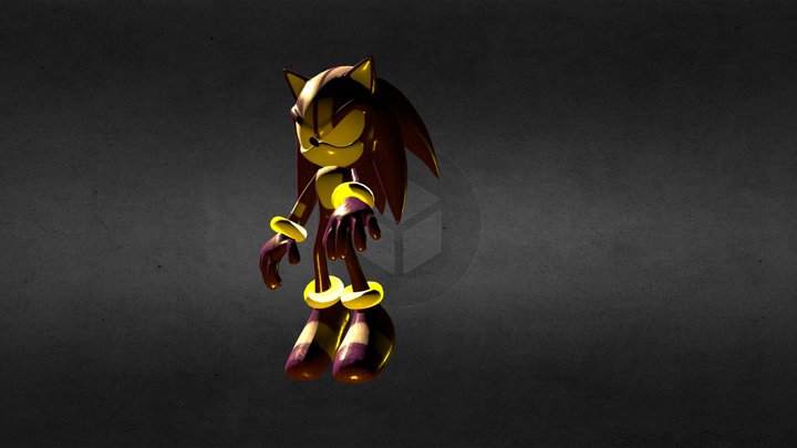 Dark Spine Sonic 3D Model