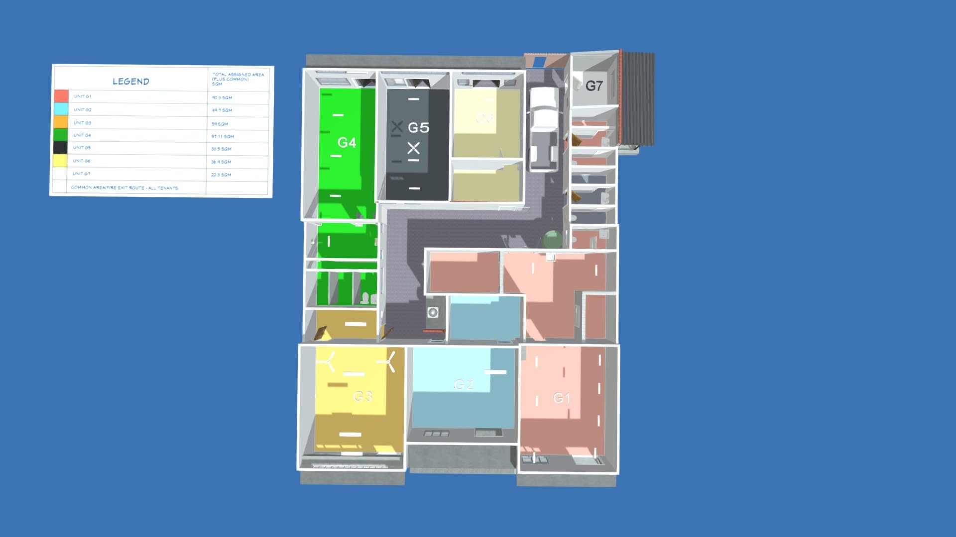 BANDA STORES - SPATIAL ARRANGEMENT