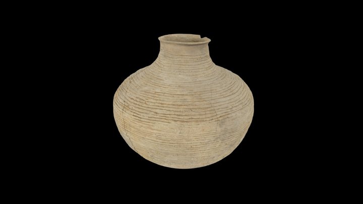 North Creek Corrugated Olla (1932.14.21) 3D Model