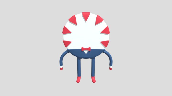 Peppermint Butler Adventure Time Character 3D Model