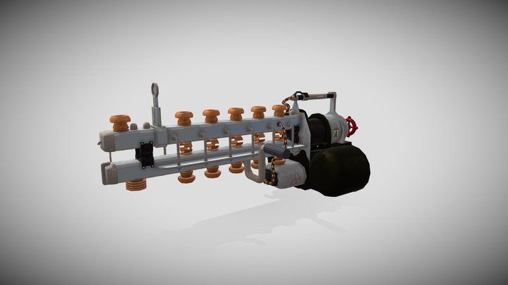 gauss rifle 3D Model