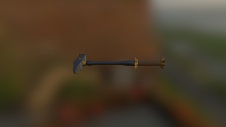 Medieval Hand Hammer 3D Model