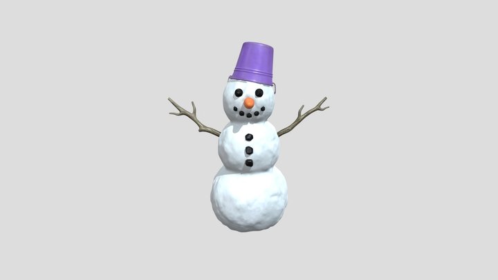 snowman 3D Model
