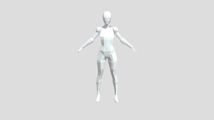 Base, woman body 3D Model