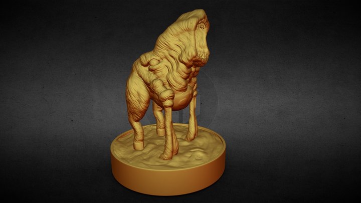 Creature From The Sands 3D Model