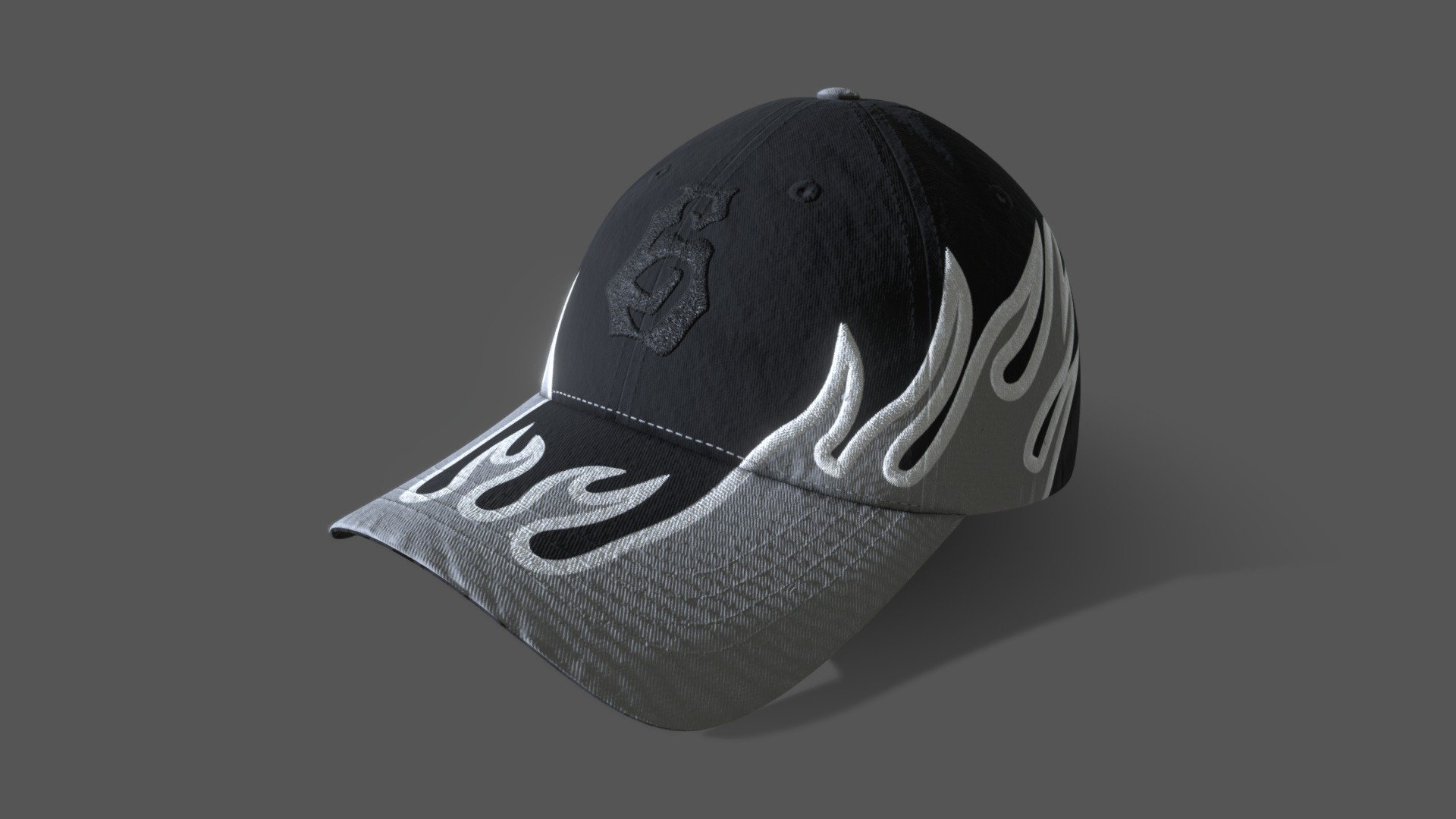 Legendary 6 Flame Hat / Yeezy Gap Balenciaga - 3D model by 9c6t2