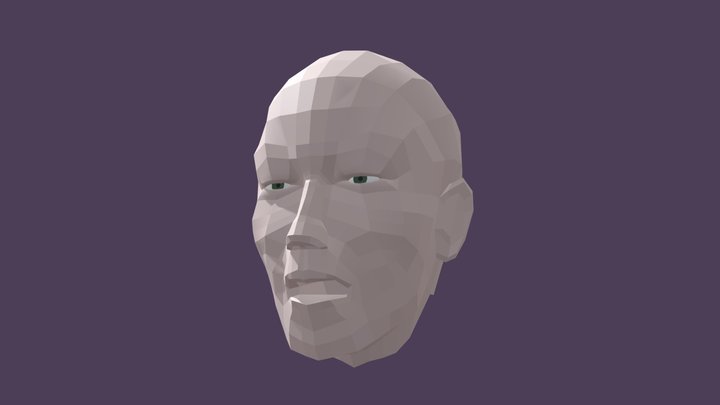Base model with eyes 3D Model