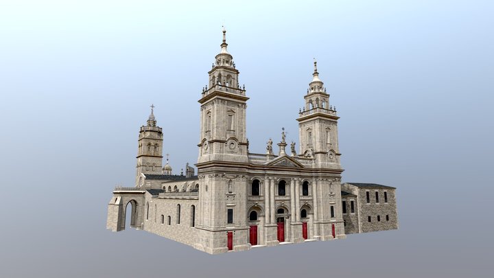 Catedral de Santa María, Lugo 3D Model