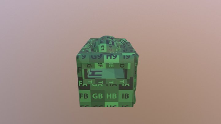Finished With UVS And Green 3D Model