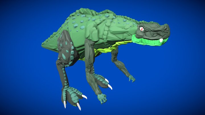 Godzilla Dino (Tilt Brush) 3D Model