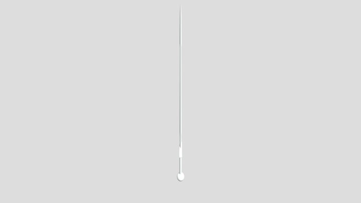 Straight Sword With Ricasso 3D Model