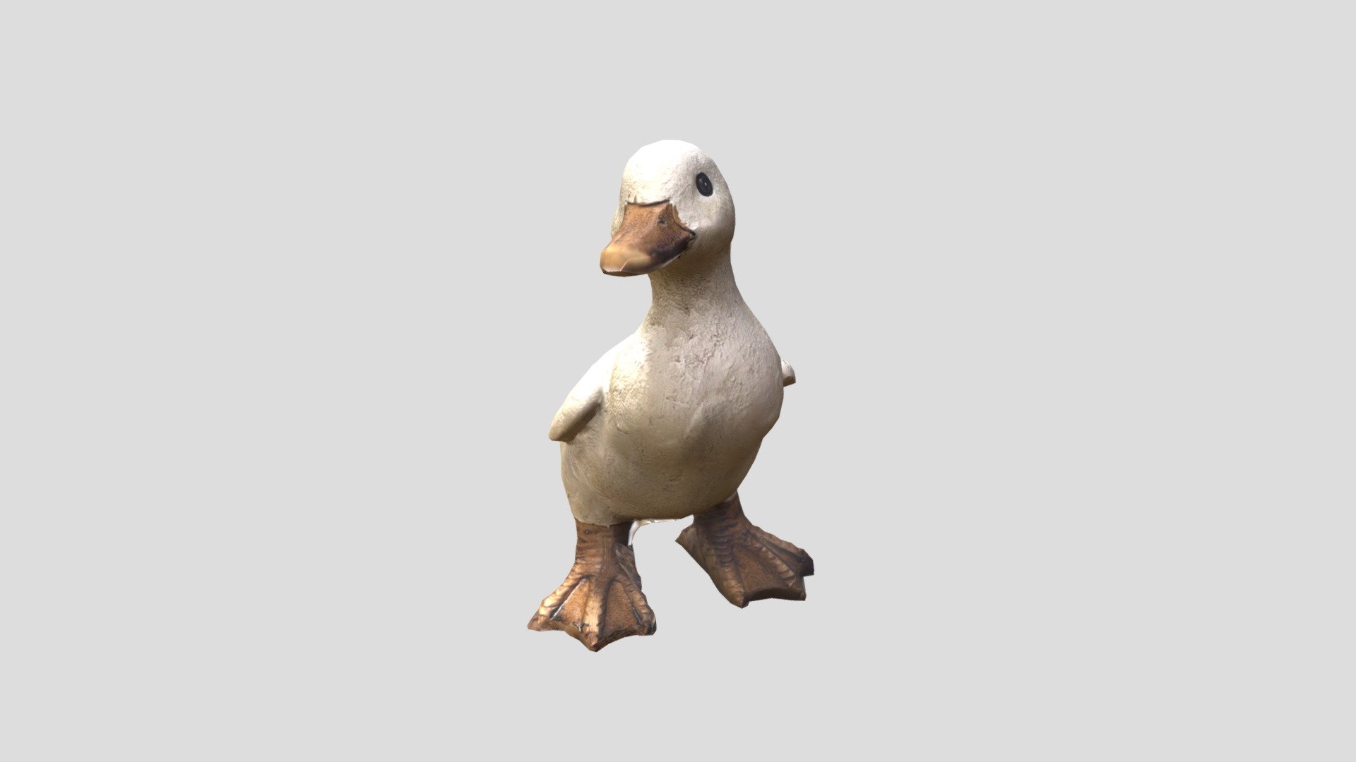 Duck (White) - Download Free 3D model by David Wigforss (@dwigfor ...