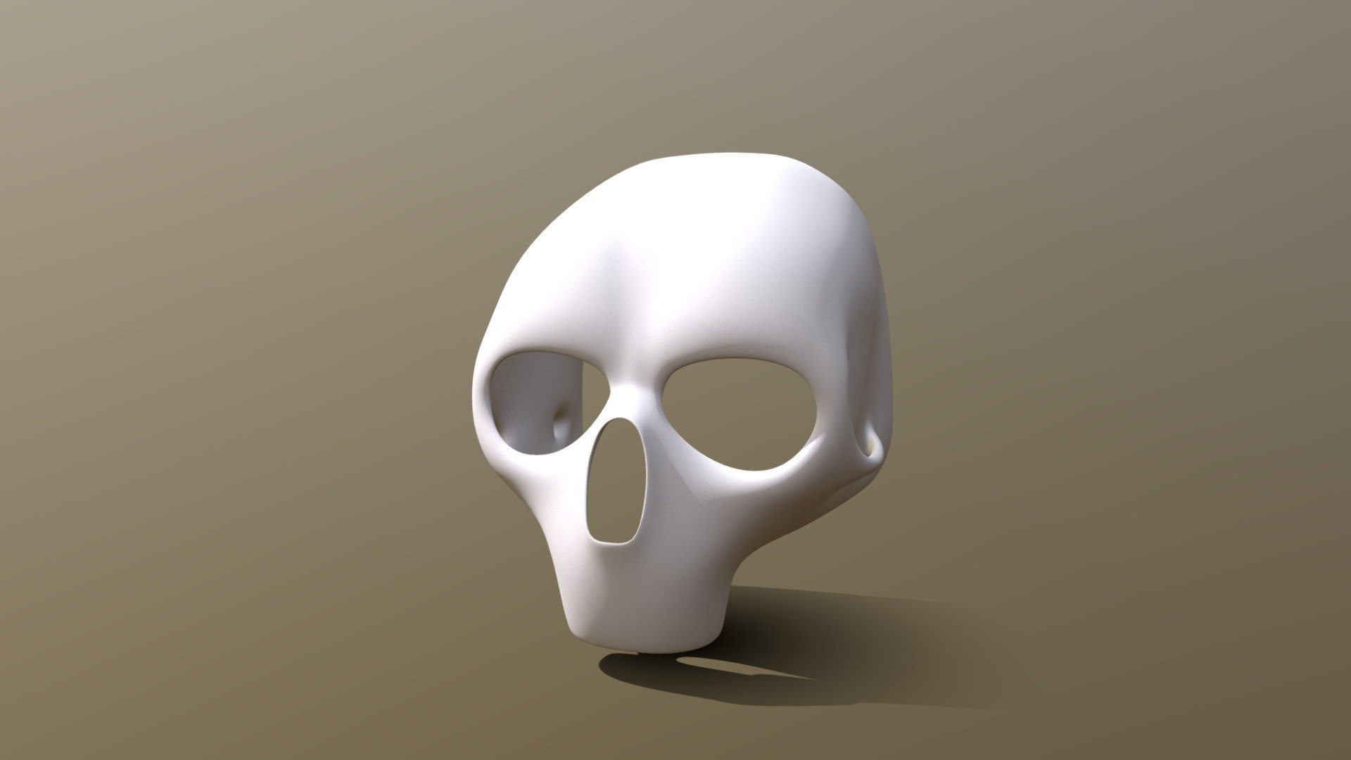 Skull Mask Template