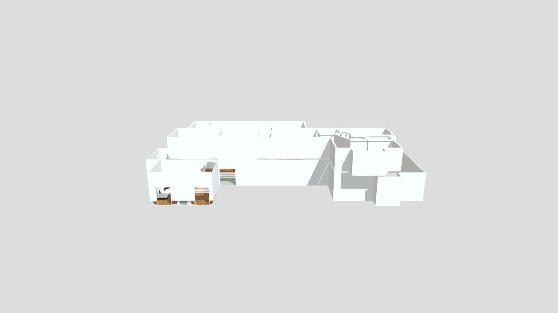 Opt A - open dining, open stairs