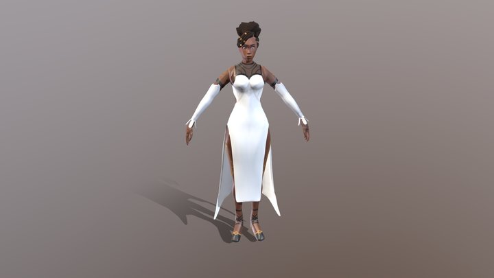 Mel Medarda full character body 3D Model