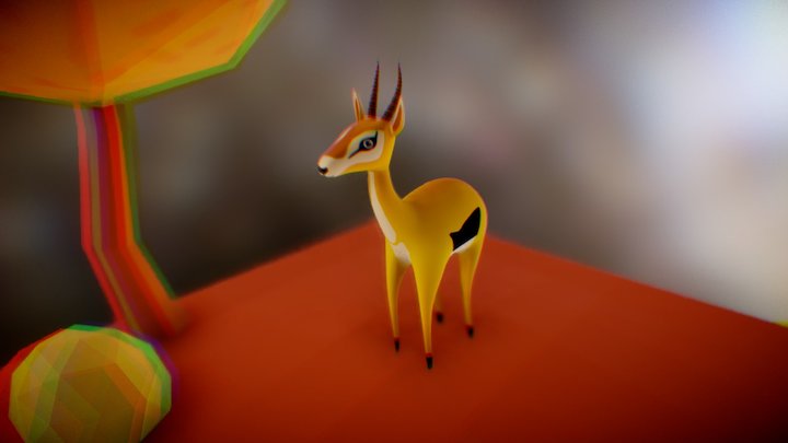 Gazelle 3D Model