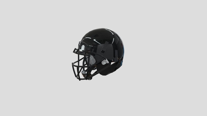 Football Helmet 3D 3D Model