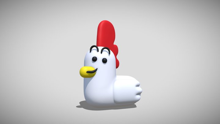 Tyrece the Chicken 3D Model