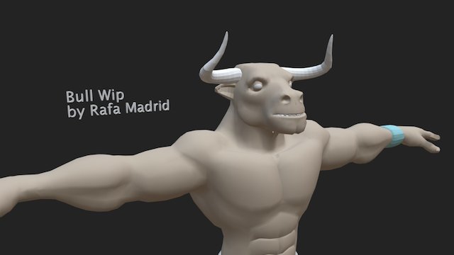 Bull wip 3D Model