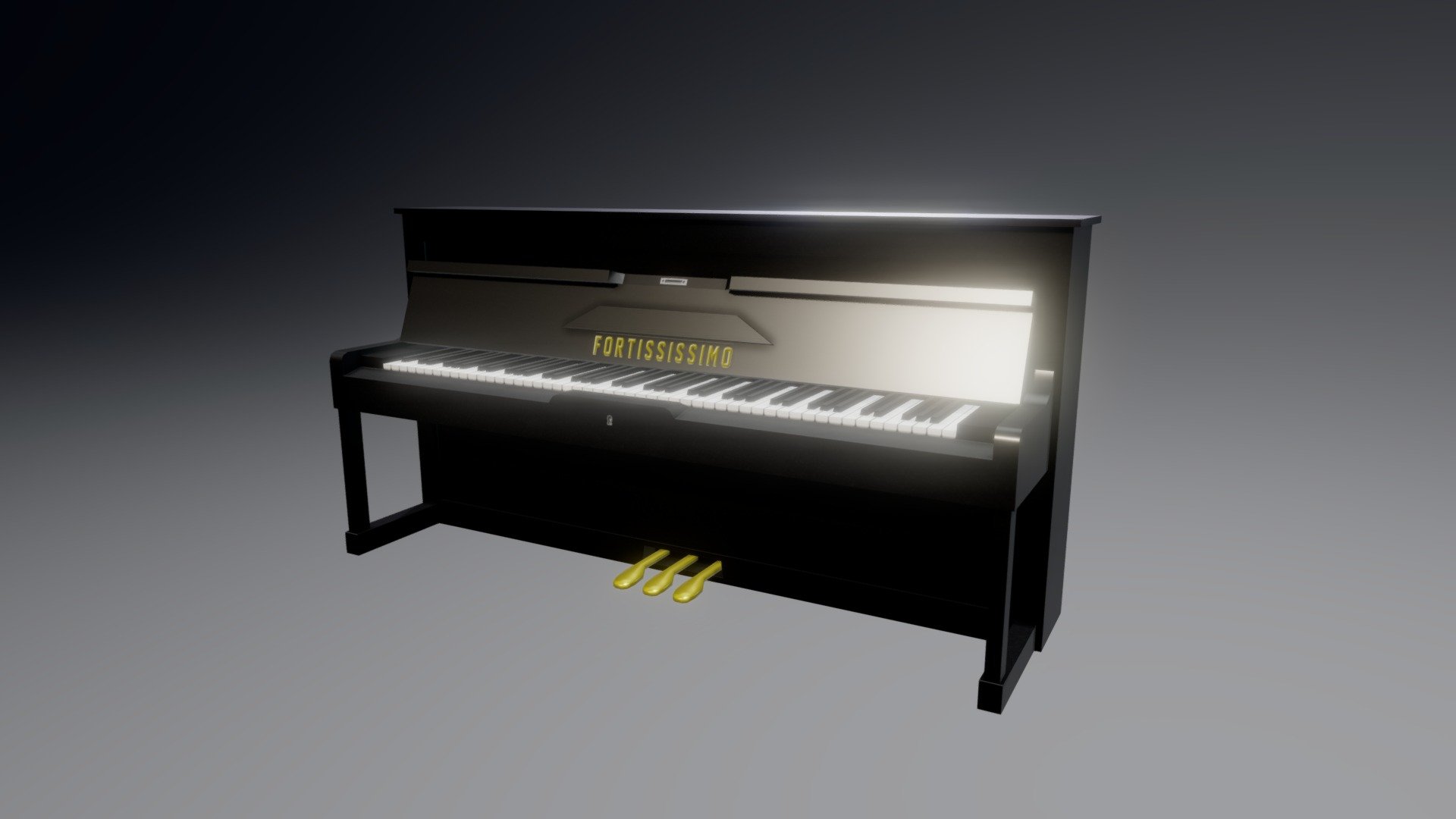 Piano (Low-Poly)