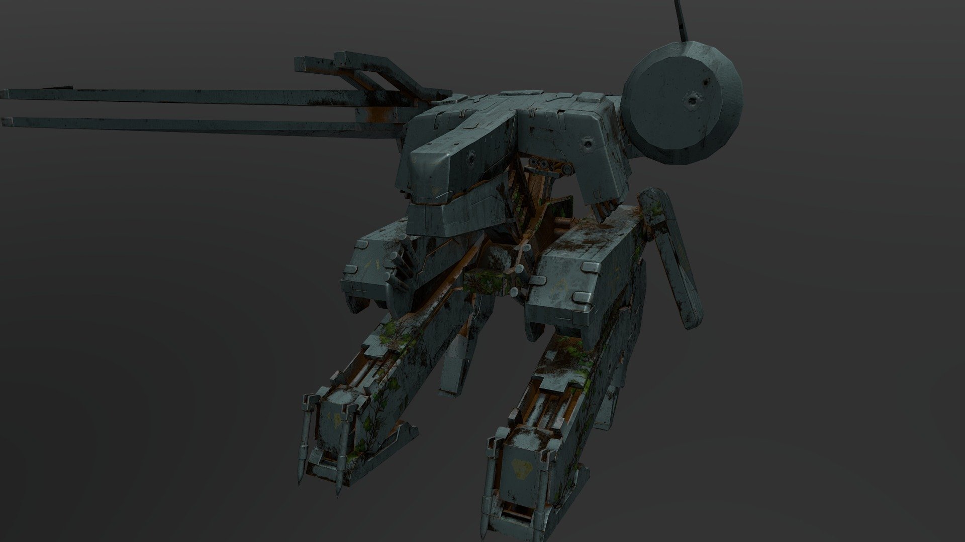 Metal Gear Rex 3d Model By Angrimanworks [62d0cd9] Sketchfab