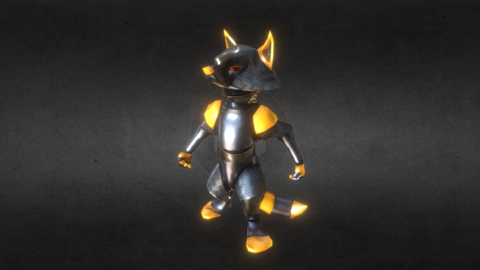Raccoon Robotic - 3D model by Hentoony (@Paolofix21) [62d0d50] - Sketchfab