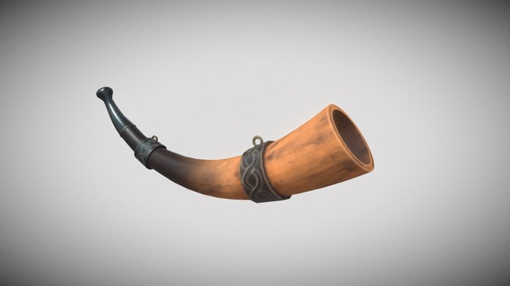 A horn 3D Model