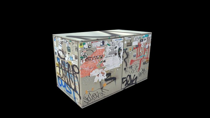 Korean Utility Box 3D Model