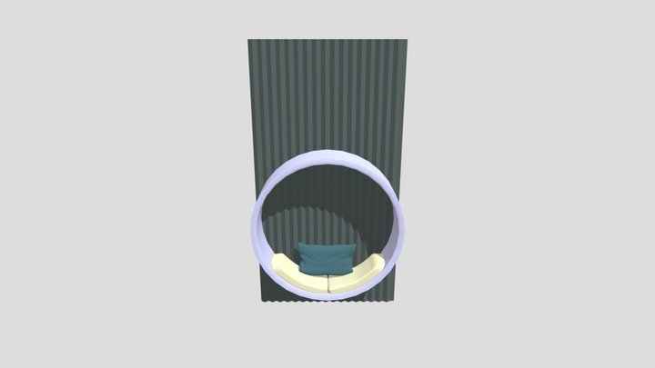 Wallseat 3D Model