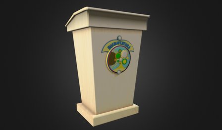 Podium 3D Model