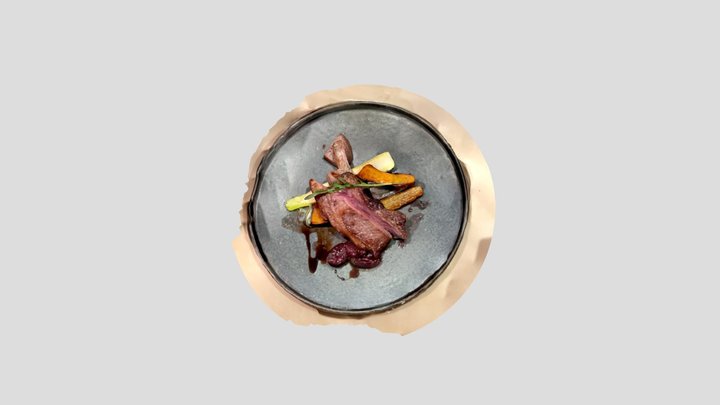 Roasted boned lamb Rosemary scent 3D Model