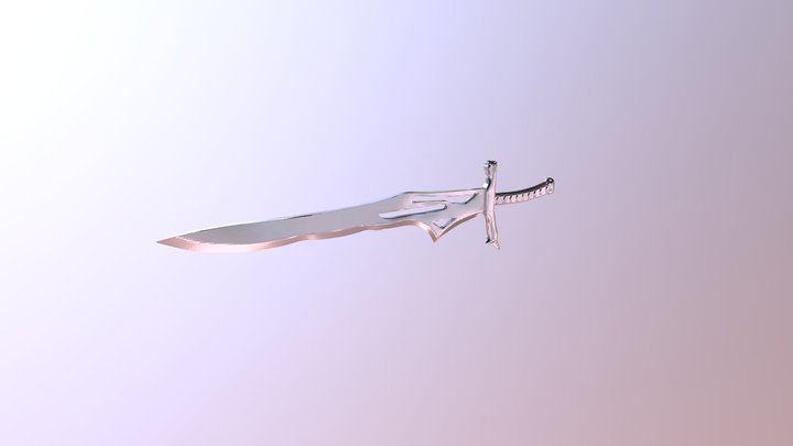 Alien Sword 3D Model