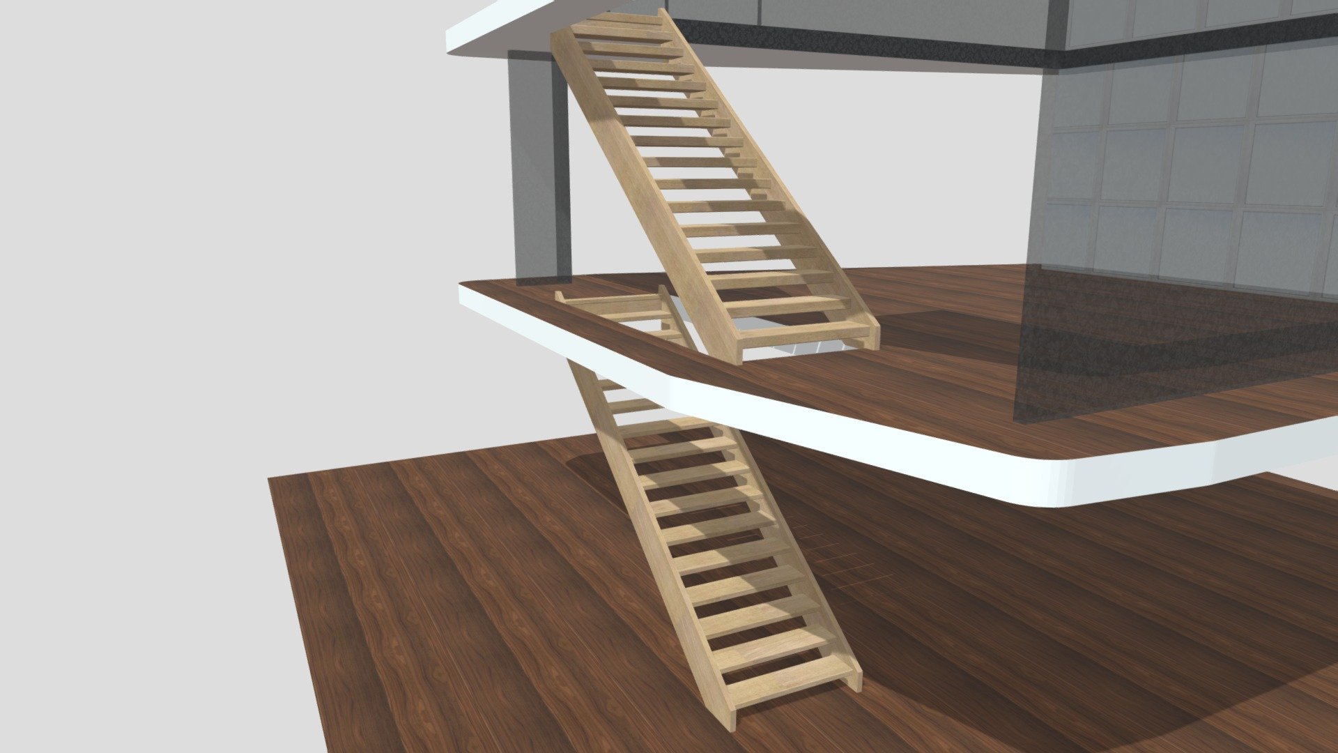 Exposed 2 sides. 3 1/2 & 2 1/8 stringers - 3D model by felipe ...