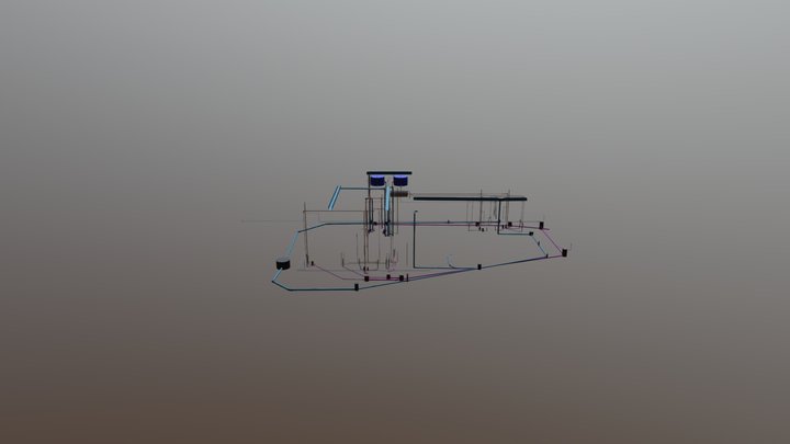 PROJETO HIDRAULICO FLÁVIO KAYATT 3D Model