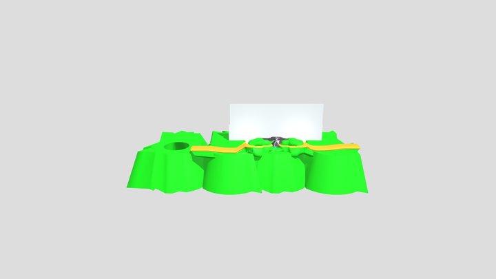 Paramount Kid Cartoon Jar Logo Remake 3D Model