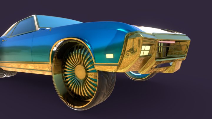 1969 Buick Rivera - Modified 3D Model