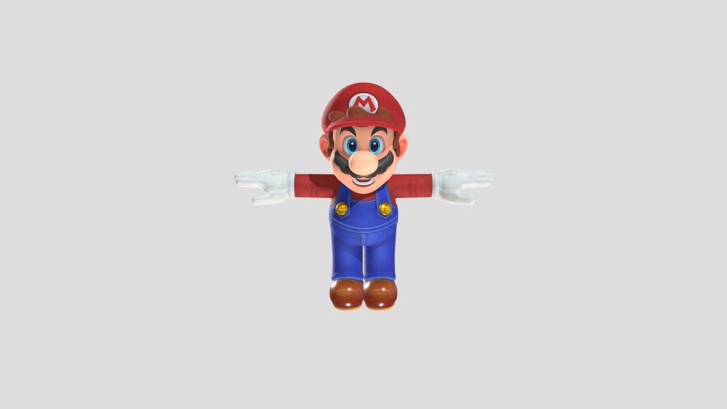 Super Mario Odyssey - Mario (High Poly)