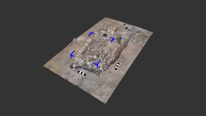 Mouns Jones Site Root Cellar and Well 3D Model