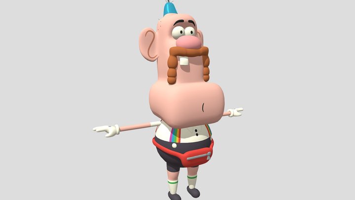 Uncle Grandpa - Multiversus 3D Model