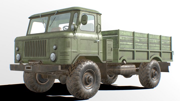 GAZ 66 ("Shishiga") 3D Model