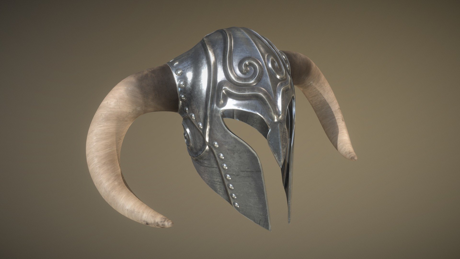 HELMET with HORNS 3D model by Krasnoselskiy Vladimir (mejgan4ik) [62dcf09] Sketchfab