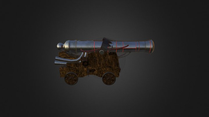 Cannon 3D Model